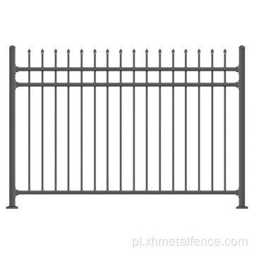 Kutej żelaza włóczni Top Metal Garden Fence stal